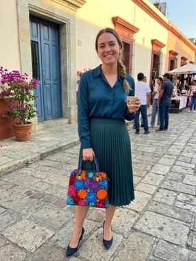 Aybel Embroidered Floral Multicolor Handbag